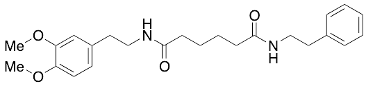N-[2-(3,4-Dimethoxyphenyl)ethyl]-N'-(2-phenylethyl)-hexanediamide - image 1