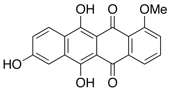 6,8,11-Trihydroxy-1-methoxy-5,12-naphthacenedione (Doxorubicin Impurity) - image 1