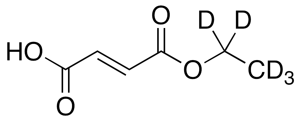Fumaric Acid Monoethyl-d5 Ester - image 1