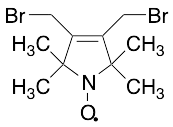 3,4-Bis(bromomethyl)-2,5-dihydro-2,2,5,5-tetramethyl-1H-pyrrol-1-yloxy Radical - image 1