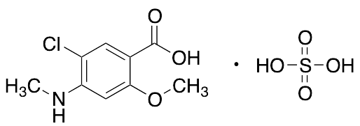 5-Chloro-2-methoxy-4-(methylamino)benzoic Acid Sulphate - image 1