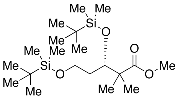 (-)-Methyl (3S)-3,5-Bis-{[tert-butyldimethylsilyl)oxy]}-2,2-dimethylpentanoate - image 1