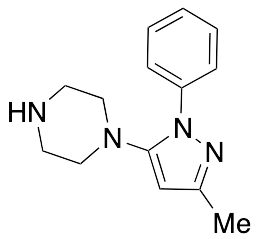 1-(3-Methyl-1-phenyl-1H-pyrazol-5-yl)piperazine - image 1
