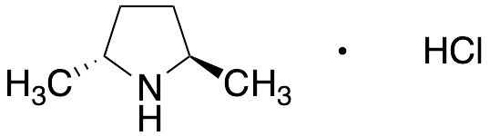 (-)-(2R,5R)-2,5-Dimethylpyrrolidine, Hydrochloride, 90% (contains meso-isomer) - image 1