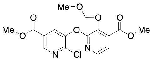 Methyl 6-Chloro-5-((4-(methoxycarbonyl)-3-(methoxymethoxy)pyridin-2-yl)oxy)nicotinate - image 1