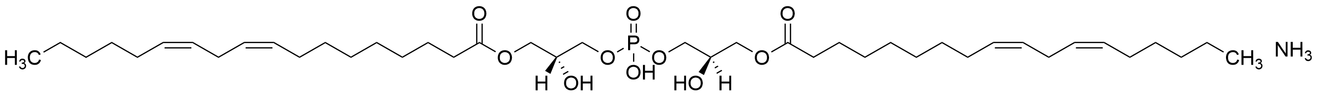 (2R,2'R)-((Hydroxyphosphoryl)bis(oxy))bis(2-hydroxypropane-3,1-diyl) (9Z,9'Z,12Z,12'Z)-bis(octadeca-9,12-dienoate), Ammonia Salt - image 1