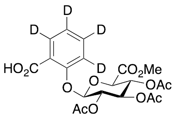 Methyl 1-(2-Carboxyphenyl)-2,3,4-tri-O-acetyl-Beta-D-glucopyranuronate-d4 - image 1