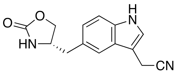 3-Des[2-(Dimethylamino)ethyl] Zolmitriptan Acetonitrile - image 1