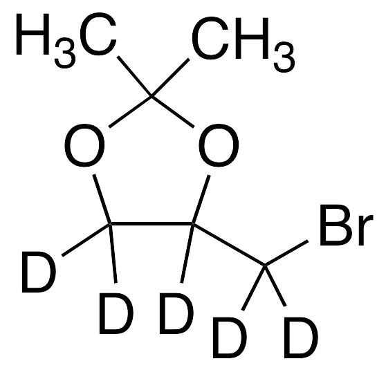 4-(Bromomethyl)-2,2-dimethyl-1,3-dioxolane-d5 - image 1