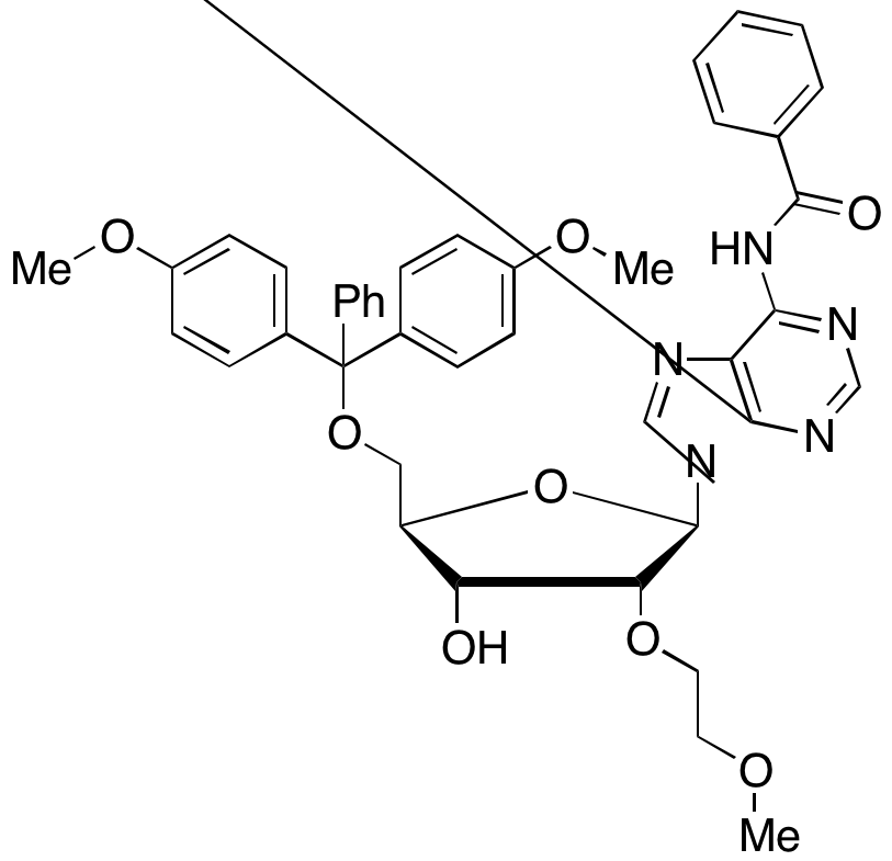 N-Benzoyl-5'-O-[bis(4-methoxyphenyl)phenylmethyl]-2'-O-(2-methoxyethyl)-adenosine - image 1