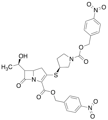 N-Desiminoethyl,-N-(4-nitrobenzyloxycarbonyl) Panipenem 4-Nitrobenzyl Ester - image 1