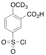 5-Chlorosulfonyl-2-methoxybenzoic Acid-d3 - image 1