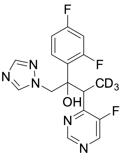 Difluorophenyl-3-(5-fluoropyrimidin-4-yl)-1-(1,2,4-triazol-1-yl)butan-2-ol-d3 - image 1