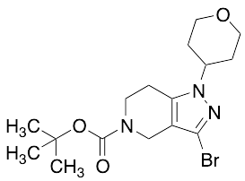 tert-Butyl 3-Bromo-1-(tetrahydro-2H-pyran-4-yl)-6,7-dihydro-1H-pyrazolo[4,3-c]pyridine-5(4H)-carboxylate - image 1