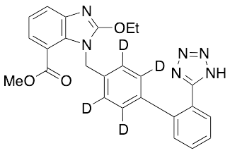 Candesartan-d4 Methyl Ester - image 1
