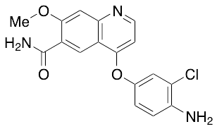 4-(4-Amino-3-chlorophenoxy)-7-methoxy-6-quinolinecarboxamide - image 1