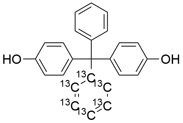 4,4'-Dihydroxytetraphenylmethane-13C6 - image 1