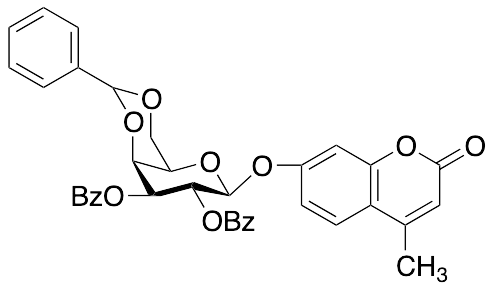4-Methylumbelliferyl 2,3-Di-O-benzoyl-4,6-O-benzylidene-Beta-D-galactopyranoside (~90%) - image 1