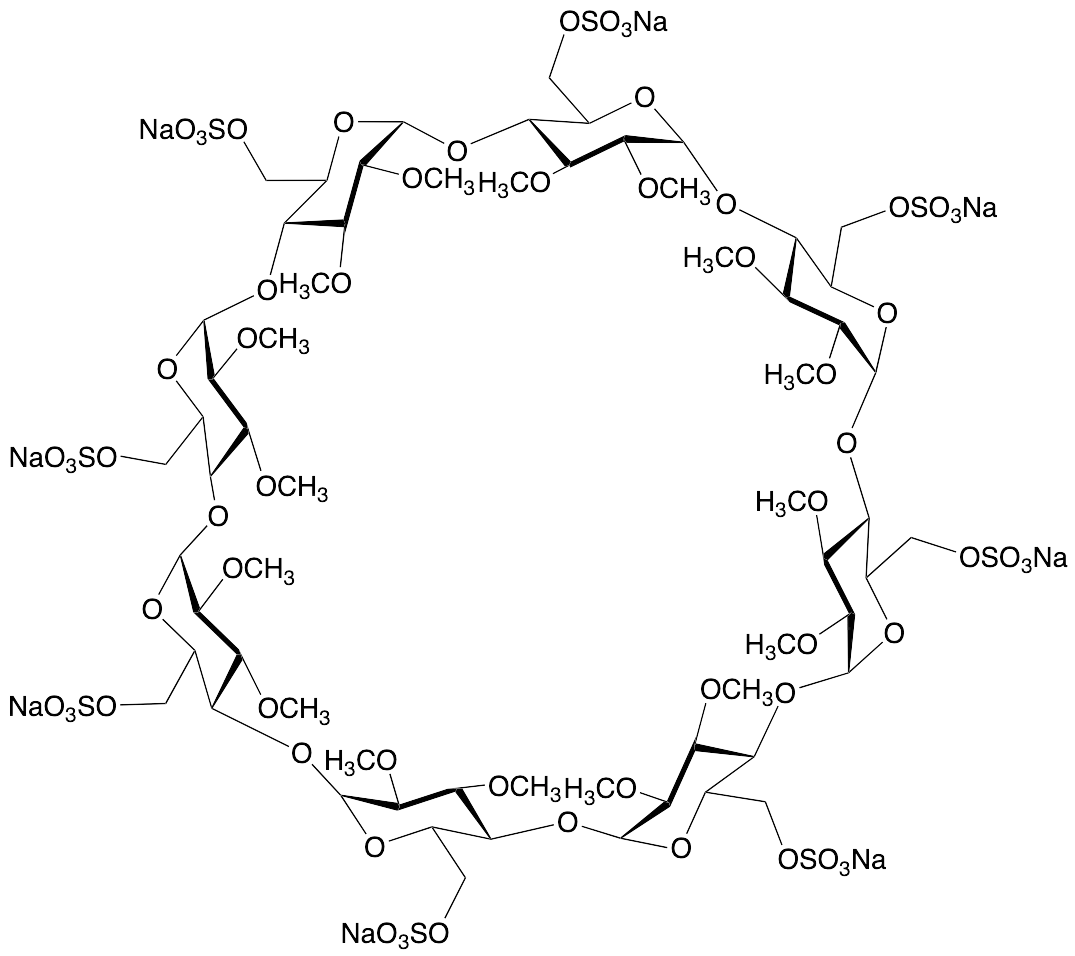 Octakis(2,3-di-O-methyl-6-sulfo)-Gamma-cyclodextrin Sodium Salt - image 1