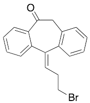 (5E)-5-(3-Bromopropylidene)-5,11-dihydro-10H-dibenzo[a,d]cyclohepten-10-one - image 1