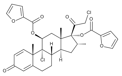 11,17-Difuroate Mometasone Furoate Mometasone Furoate Impurity E - image 1