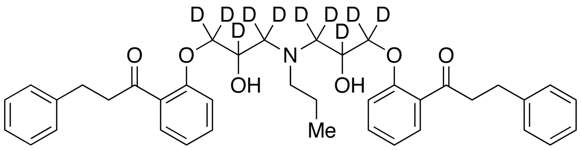 Propafenone Dimer Impurity-d10 - image 1