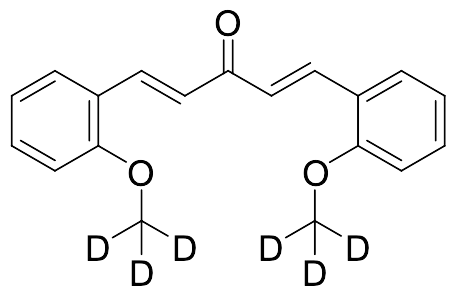 (1E,4E)-1,5-Bis(2-methoxyphenyl)-1,4-pentadien-3-one-d6 - image 1