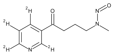 4-(Methylnitrosamino)-1-(3-pyridyl-d4)-1-butanone-d4 - image 1