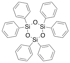 2,2,4,4,6,6-Hexakis-phenyl-1,3,5,2,4,6-trioxatrisilinane - image 1