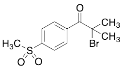 2-Bromo-2-methyl-1-[4-(methylsulfonyl)phenyl]-1-propanone - image 1
