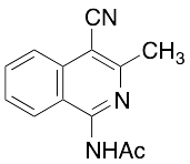 1-Acetamido-4-cyano-3-methylisoquinoline - image 1