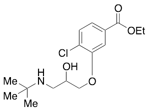 3-(3-(tert-Butylamino)-2-hydroxypropoxy)-4-chlorobenzoic Acid Ethyl Ester - image 1