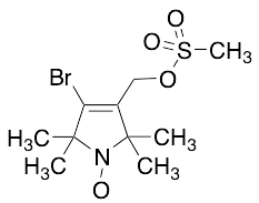 4-Bromo-2,2,5,5-tetramethyl-3-(methylsulfonylmethyl)-2,5-dihydro-1H-pyrrol-1-yloxyl Radical - image 1
