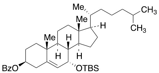 (3Beta,7Alpha)-3-O-Benzoyl-7-O-tert-butyldimethylsilyl-cholest-5-ene-3,7-diol - image 1