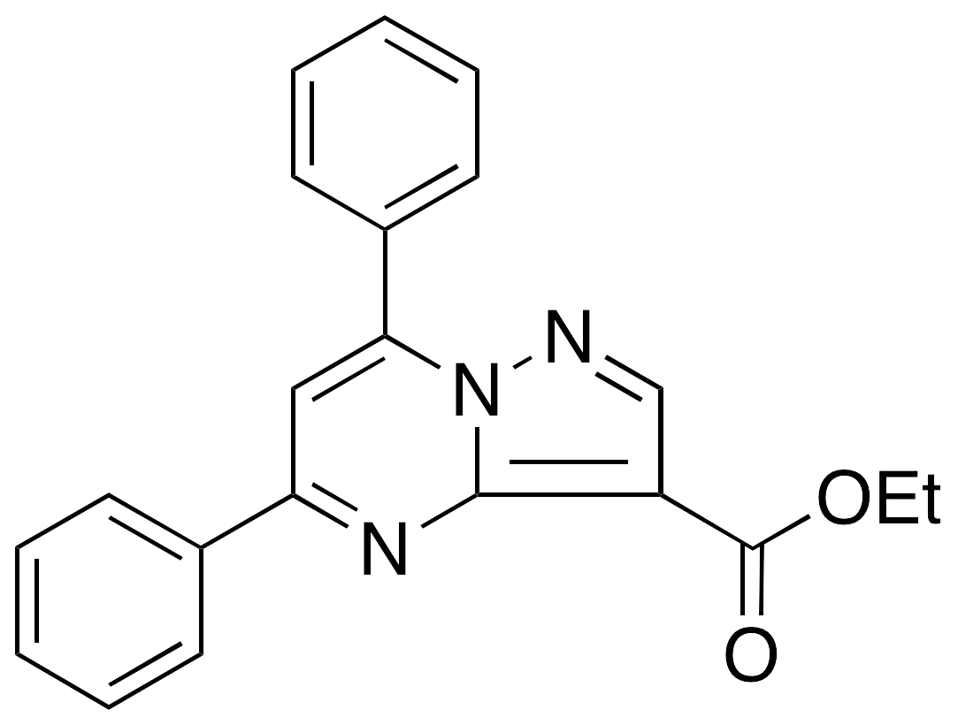 5,7-Diphenyl-pyrazolo[1,5-a]pyrimidine-3-carboxylic Acid Ethyl Ester - image 1