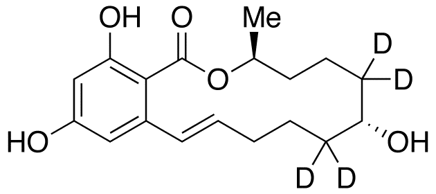 Alpha-Zearalenol-d4 (Major) - image 1