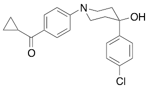 [4-[4-(4-Chlorophenyl)-4-hydroxy-1-piperidinyl]phenyl]cyclopropylmethanone - image 1