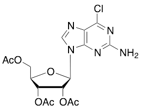 2-Amino-6-chloro-9-(2,3,5-tri-O-acetyl-Beta-D-ribofuranosyl)purine - image 1