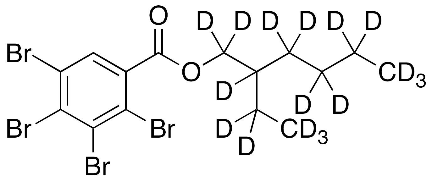 2-Ethylhexyl 2,3,4,5-Tetrabromobenzoate-d17 - image 1