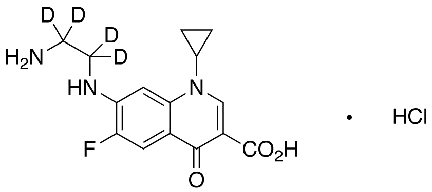 Desethylene Ciprofloxacin-d4, Hydrochloride - image 1
