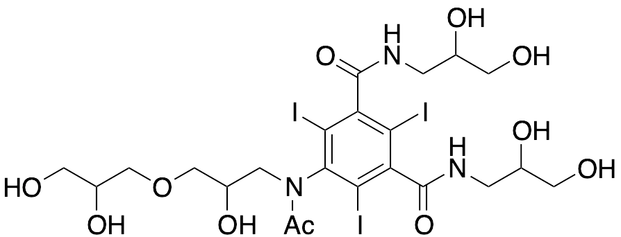 5-(N-(3-(2,3-Dihydroxypropoxy)-3-hydroxypropyl)acetamido) Iohexol - image 1