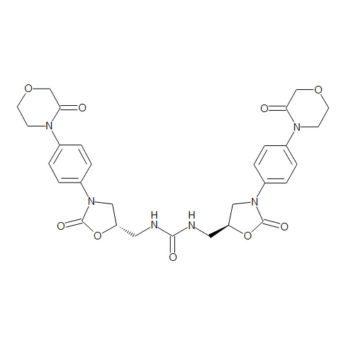 N,N’-Bis[Des(5-chloro-2-carvoxythienyl) Rivaroxaban] Urea - image 1