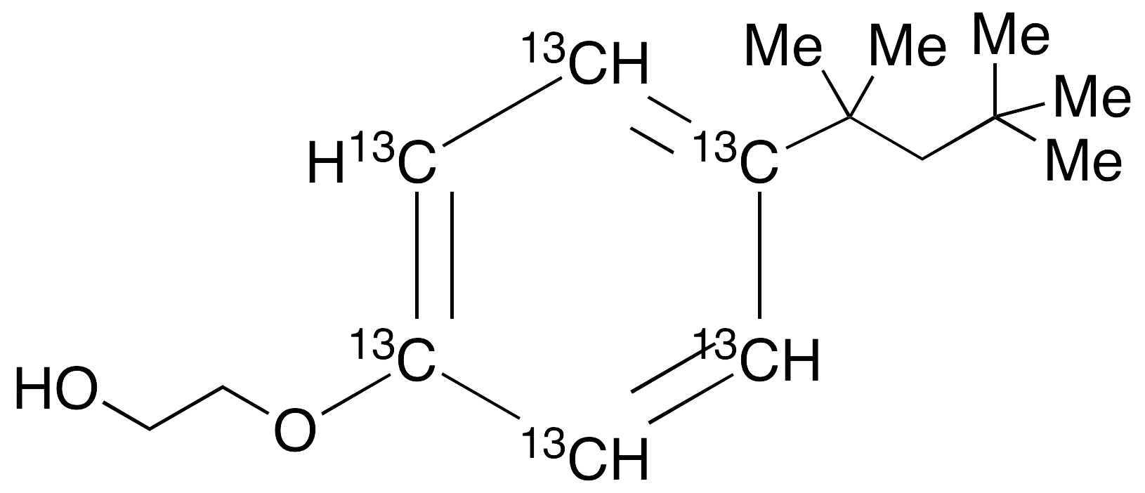 4-tert-Octylphenol Monoethoxylate-13C6 - image 1