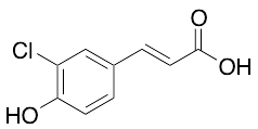 (E)-3-Chloro-4-hydroxycinnamic Acid - image 1