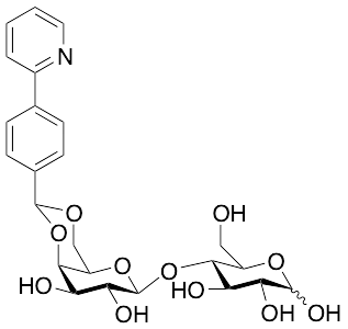 (4-O-(4,6-O-{[4-(2-Pyridinyl)phenyl]methylene}-Beta-D-galactopyranosyl)-Beta-D-glucopyranose) - image 1