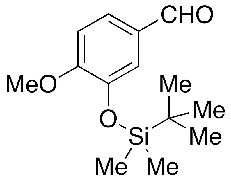 3-tert-Butyldimethylsiloxy-4-methoxybenzaldehyde - image 1