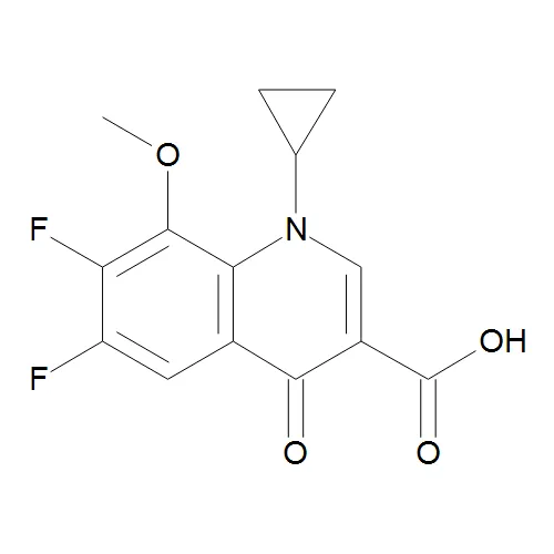 1-Cyclopropyl-6,7-difluoro-8-methoxy-4-oxo-1,4-dihydroquinoline-3-carboxylic Acid - image 1