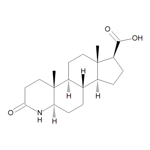 3-Oxo-4-aza-5a-androstan-17b-carboxylic Acid - image 1