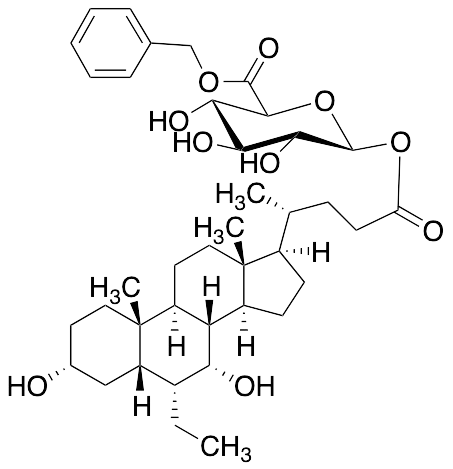 Obeticholic Acid Acyl-Beta-D-glucuronide Benzyl Ester - image 1