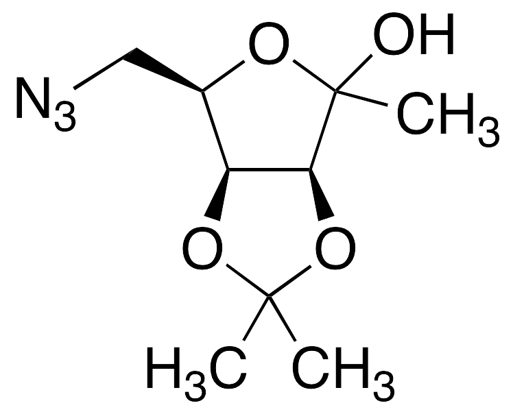 6-Azido-1,6-dideoxy-3,4-O-isopropylidene-D-lyxo-2-hexulofuranose - image 1